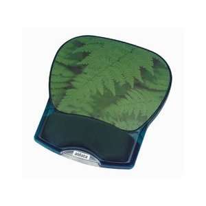 Aidata Deluxe Gel Mouse Pad (Green Leaves) Electronics