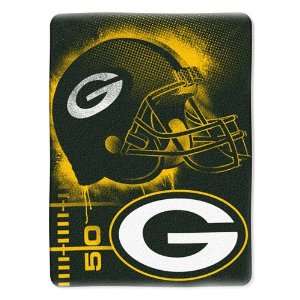  Green Bay Packers NFL Tag Micro Raschel 60x80 Blanket 