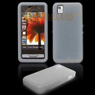 Samsung Finesse R810 Black Silicon Skin Case Cover