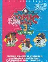 Comic Ball 3 Trading Cards Box MLB Looney Tunes  