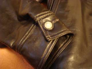 Vintage Gianni VERSACE Leather Bomber Mens JACKET M Mens MEDIUM Old 