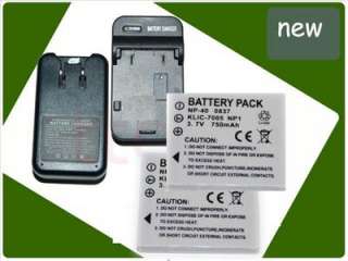 Battery&Charger Konica Minolta NP 1 Dimage X1 Benq X6  