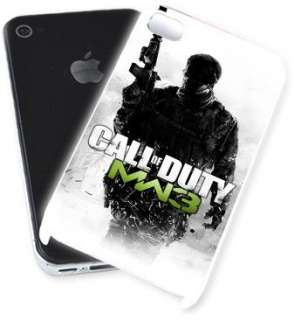 IPhone 4 hard case white cover   mw3 call of duty Xbox PS3  