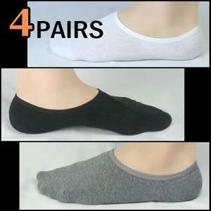 Socks 4pairs high quality men perfect no show ankle low cut cotton 