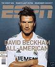 ESPN August 2005 DAVID BECKHAM MINT 