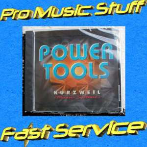 Kurzweil Power Tools CD ROM 600 mgs of samples NEW  