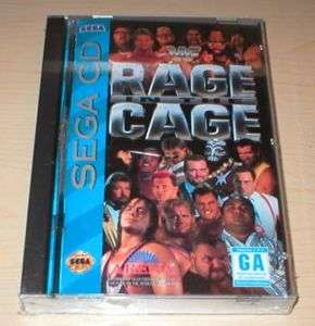 WWF WWE Rage Cage for the Sega Genesis CD NEW SEALED 734549003030 