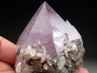 Amethyst and Calcite, Hubei Province, China  