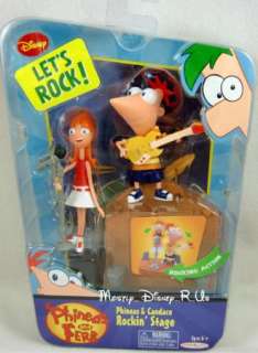 NEW Disney Phineas & Ferb Candace Rockin Stage 2 Figure  