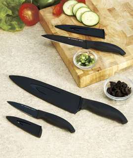 THE SHARPER IMAGE THREE PIECE SPECIALITY KNIFE SET  