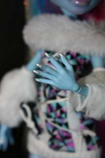 Monster High Doll Abbey Bominable Repaint Custom OOAK  