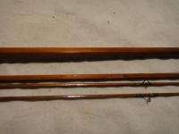 1940s Bamboo Fly Fishing Rod MONTEGUE Lake Pleasant 9 3 Section with 