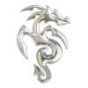 3D Auto chrome Emblem Drache Schriftzug Aufkleber Drachen Dragon Logo 