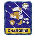 San Diego Chargers Woven Jacquard Baby Throw