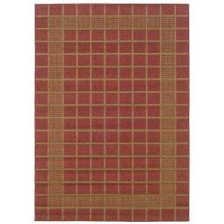   Plaza Red 6 Ft. 3 In. X 9 Ft. 2 In. Area Rug 254859 