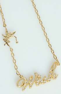 Disney Couture Jewelry The Crystal Wish Nameplate Necklace  Karmaloop 
