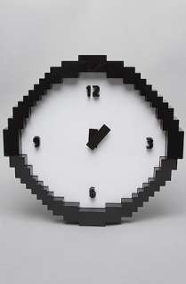 Mustard The Pixel Time Wall Clock  Karmaloop   Global Concrete 