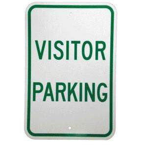 Brady 18 In. X 12 In. Aluminum Visitor Parking Sign 80078 at The Home 