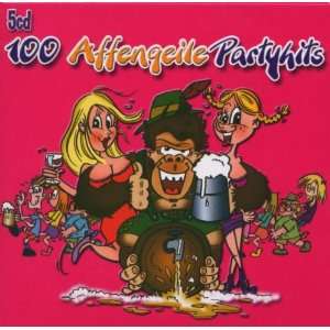 100 Affengeile Partyhits   5 CD Box Various  Musik