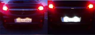 Opel Astra H GTC LED Kennzeichenbeleuchtung Kein Fehler  