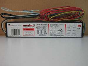 New GE 71727 GE 432 MAX N/Ultra Ballast 4 Lamp 120/277V  