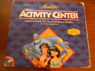   ALADDIN ACTIVITY CENTER CD ROM WINDOWS/MAC, GAMES, PUZZLES & ART