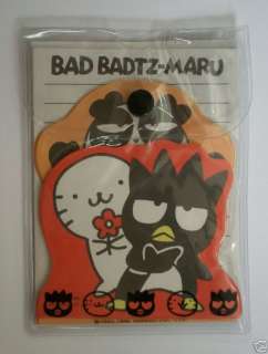1996 Sanrio Badtz Maru Letter Sheets with Case  