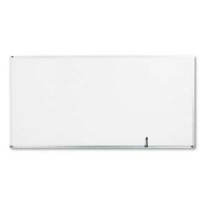 Standard Dry Erase Board, Melamine, 96 x 48, White, Aluminum Frame at 
