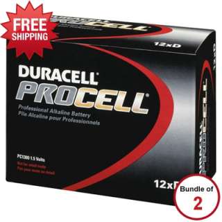 Duracell Procell Industrial Batteries D cell Alkaline   DRCPC1300   2 