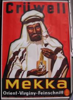 Early Mekka Tobacco Advertising Posters   25 PIECES  