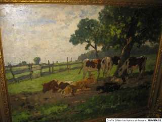 POSCHINGER Richard v. *1839 Kühe und Schafe unterm Baum  