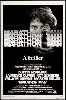 Marathon Man 1976 Original U.S. One Sheet Movie Poster  