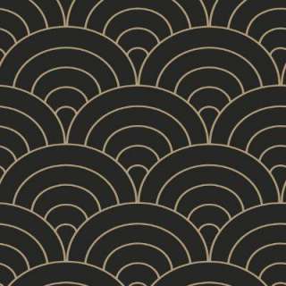   in Black Modern Spiral Wallpaper Sample WC1283109S 