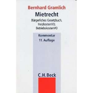   HeizkostenVO, BetriebskostenVO  Bernhard Gramlich Bücher
