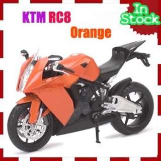 12 KTM RC8 Racing Motor Bike Motorcycle Model Diecast  