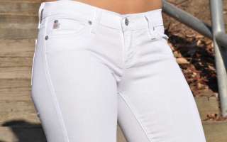 White Skinny Jeans Jeggings SZ 0 13 from JUST USA FAST  