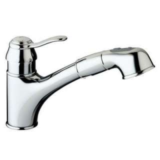   Pull Out Sprayer Kitchen Faucet in Chrome 3245900E at The Home Depot