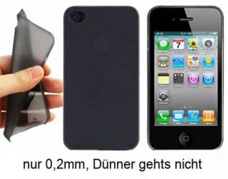 Das dünnste Case für das iPhone 4 4S Weltweit nur 0,2mm Schutzhülle 