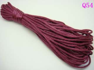 2mm Chinese Knot Rattail Nylon Stain Cord 10mm Mulit  