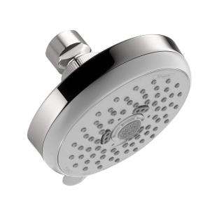 Hansgrohe Croma E 100 Green 3 Jet Showerhead in Chrome 04081000 at The 