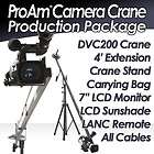   / 8ft DVC250 Camera Crane Jib Production Package, Full Kit with LCD