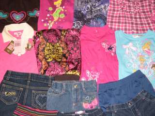 NEW GIRLS SIZE 4 4T CLOTHES LOT DISNEY JUICY COUTURE POLO INT 