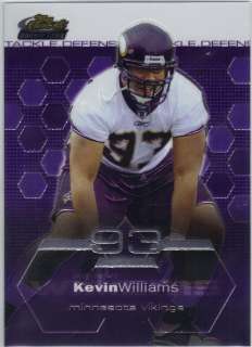 KEVIN WILLIAMS 2003 TOPPS FINEST ROOKIE #81 MINNESOTA VIKINGS RC 
