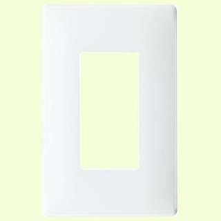   Seymour 1 Gang White Rocker Wall Plate SWP26WCC6 at The Home Depot