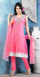 bollywood salwar kameez sari anarkali NEU pink Indien indisch  