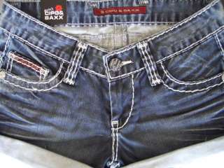 Cipo & Baxx Damen Jeans Hot Pants W25 26 27 28 29 30 31  
