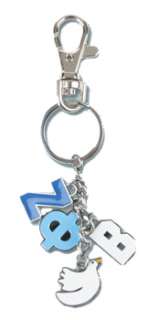 NEW Zeta Phi Beta Charm Keychain   Cute!  