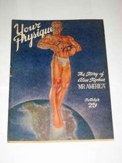 Your Physique Magazine October 1946 Alan Stephan  