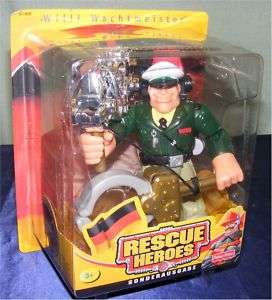 RESCUE HEROES WILLI WACHTMEISTER GERMAN SPECIAL MOC OVP  