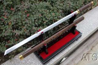   Rosewood Ninjato Folded Spring Steel Flexible Blade Full Tang  